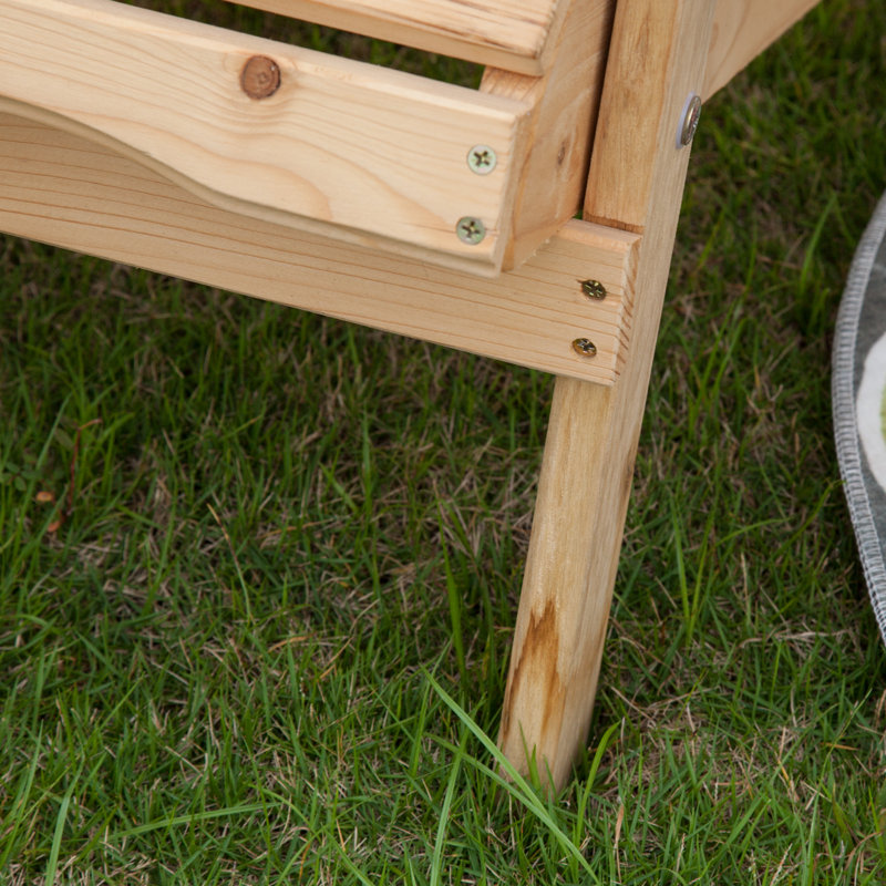 Beachcrest Home Cuyler Solid Wood Folding Adirondack Chair & Reviews